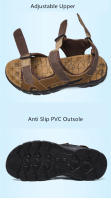 Sandalias cómodas de verano para hombre, zapatos suaves para playa y exterior, transpirables, informales de cuero - details 10