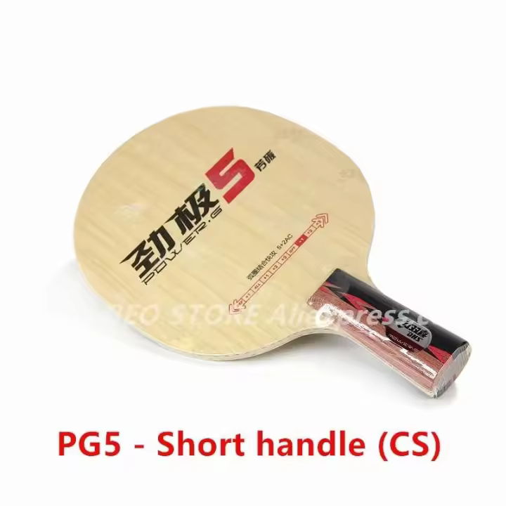 PG5 PG5X POWER-G PG 5 Hoja de tenis de mesa (5 + 2 carbono arilato) Raqueta ALC Bate de ping pong DHS original - 1