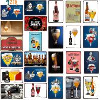 Cartel de lata de Metal para decoración del hogar, cartel Retro de cerveza, Paix, Dieu, Mort, Subite, para pared, Bar, Pub, arte, cocina, café, 30x20cm, DU-8499B - details 0