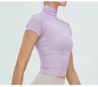 Yogo Tops Camiseta de Malla de Algodón Secado Rápido Estilo Polo Para Entrenamiento, Correr, Manejar el Gimnasio Camiseta Corta de Primavera/Verano - details 5