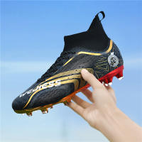 Botas de fútbol de caña alta otoño juvenil césped artificial picos AG competición profesional - details 3