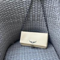 Bolso De Hombro Con Alas Negras Para Mujer, Cadena De Alas, Bolso De Cuero Cruzado Para Mujer - details 12