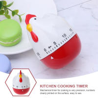 Temporizador Visual para niños, reloj Visual para cocinar huevos, manguera de reloj de arena en forma de pollo, adorable imán para hornear - details 1