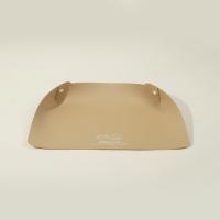Mantel individual de cuero PU para mascotas, resistente al aceite, antideslizante, almohadilla para comida para perros, impermeable, tapete para cuenco para gatos, previene derrames de comida y agua - details 3