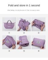Bolsa de Yoga plegable de gran capacidad, bolso de hombro portátil deportivo de separación seca y húmeda - details 3