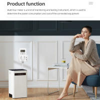Medidor de energía Digital, vatímetro, toma de voltaje, consumo de energía, vatios, CA 230V, 16A, Analizador de electricidad, probador de Monitor - details 5