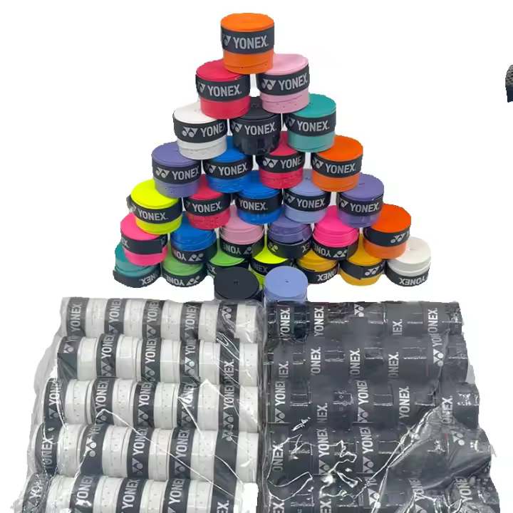 YONEX 30 Uds Overgrip Overgrips adhesivos para raqueta de tenis duradero impermeable a prueba de sudor Paddle Pickleball Tenis de playa Bádminton Raqueta de pesca 110cm 2025 nuevo - 1