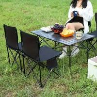 Silla de Camping portátil plegable, sillas turísticas ligeras, silla de pesca, muebles de exterior, equipo de Camping para caminata por la naturaleza - details 5