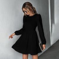 Vestido Largo de Manga Larga para Mujer con Cintura Estética Primavera Otoño 2025 - details 11