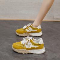 Zapatos de entrenamiento alemanes con suela de plataforma para mujer 2025 primavera nuevo color a juego Forrest Gump zapatos casual versátil antideslizante correr deportes papá zapatos - details 9