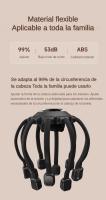 Masajeador de Cuero Cabelludo MUKASI, Masajeador Eléctrico de Cabeza con Música Bluetooth, 10 Puntos de Vibración, 4 Modos Ajustables, Recargable y Portátil para Aliviar Dolor y Ansiedad, Relajar Estrés y Tensión, Sueño Profundo, Regalo - details 14