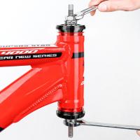 Herramienta de prensado de auriculares de aleación de aluminio, anodizado CNC, prensa de rodamiento de bicicleta, juego de cuenco de eje central, herramienta de auriculares de bicicleta, herramienta manual DIY - details 7