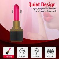 Embalaje privado SEXY Mini Bullet Lipstick G Spot Vibrador 10 modos de vibración Estimulador de clítoris de bolsillo discreto Juguetes sexuales para adultos para juegos Anal Plug - details 6
