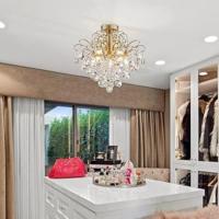 WUZUPS 5-Light Crystal Pendant Ceiling Light