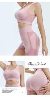 Sujetador deportivo para mujer, Top Push Up, Fitness, Yoga, ropa interior, Tops deportivos para mujer, chaleco transpirable para correr, ropa de gimnasio - details 12