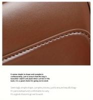 Bolso baguette elegante para mujer - Bolso bandolera desmontable elegante con cierre en tono dorado, marrón/negro, versátil para uso diario, accesorio elegante, artesanía de alta calidad - details 18