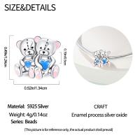 Nuevos Dijes de Plata de Ley 925 Diseño de Abrazo de Amor Zirconia Joyería de Mujer DIY Pulseras - details 72