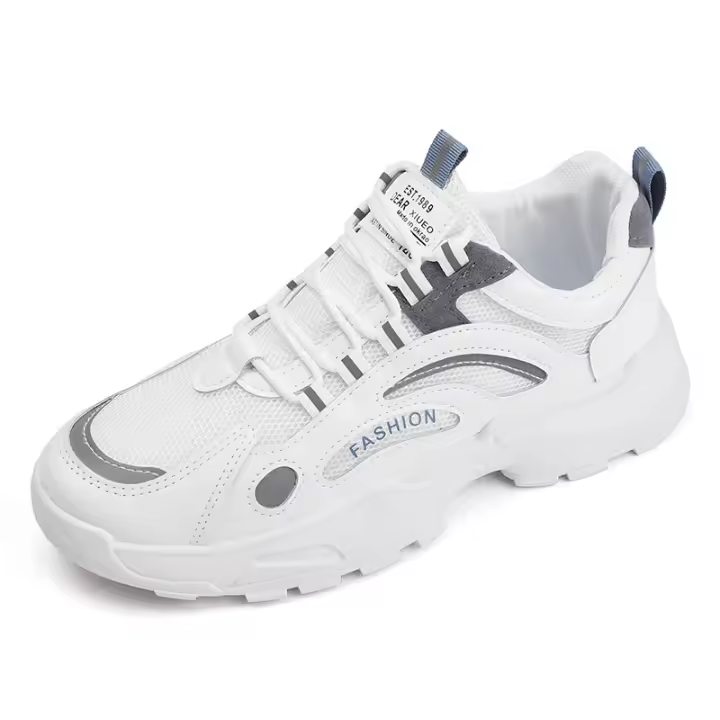 Zapatos De Deporte Para Hombre Transpirables Antideslizantes Con Suela Suave Y Gruesa Zapatillas De Running Outdoor De Cuatro Estaciones Comodidad Diaria - 1