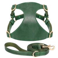 Correa de Tiro de Cuero PU para Perros Conjunto de Correa de Pecho para Gatos, Longitud de 5 Pies, Chaleco para Caminar - details 7