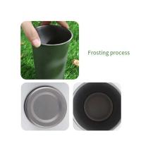 Copas de cerveza de titanio para acampar, villas turísticas, pícnics al aire libre, equipo VIE, utensilios de cocina duraderos para senderismo, 500ml - details 3