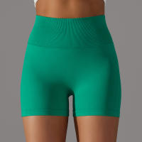 Nessaj-pantalones cortos sin costuras para mujer, Shorts deportivos elásticos de realce de cadera, transpirables, para gimnasio - details 13