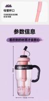 Verano nueva taza de agua de gran capacidad para niñas taza de paja Bingba de alto valor taza de plástico de separación de té de alta temperatura - details 13