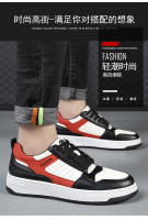 Zapatos casuales de moda de cuero nuevos, zapatillas de hombre con plataforma blanca - details 5