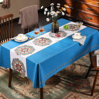 Tablecloth cover tablecloth waterproof, oil-proof and anti-slip tablecloth 4/6/8/10 seats - details 2