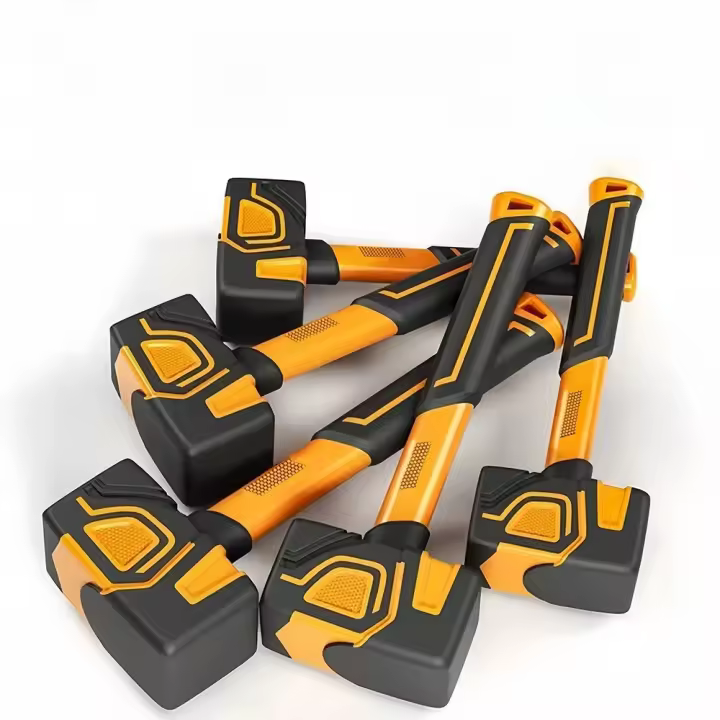 Martillo De Goma Multifuncional Para Trabajadores De La Construcción Herramienta Manual Profesional Para Pavimentación Y Percusión - 1