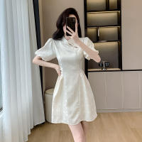 Nuevo vestido cheongsam chino mejorado para mujer, novedad de verano, estilo francés, falda ceñida a la cintura con temperamento de gama alta - details 13