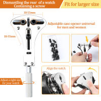 conjunto de herramientas para reparación de relojes 149 en 1 con destornillador manual sin cable inalámbrico removedor de carcasa profesional para teléfono móvil PC de celular material de resina y ABS uso para bricolaje en casa - details 2