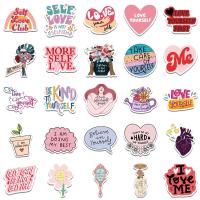 Pegatinas de pared de autoamor para niños, 50 piezas, papelería para cuaderno, Maleta, motocicleta, refrigerador - details 2