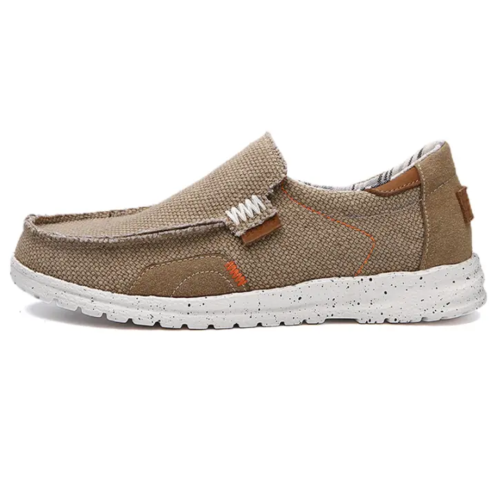 Zapatos anchos para hombre Zapatos casuales sin cordones Mocasines Calzado ancho y cómodo para barco - 1