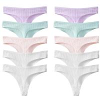 5 unids/set de bragas de mujer, ropa interior de algodón a rayas, tangas deportivas sexis, lencería cómoda, tangas suaves y calientes - details 10