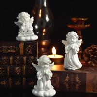 Adorables Figuras de Hada de Flor Retro Europea Escultura de Corazón de Niña en Resina - details 2