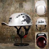 Casco de motocicleta Retro, protector de cabeza de media cara, Estilo Vintage - details 3