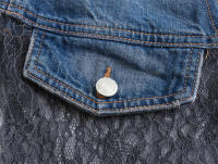 - Chaleco vaquero para mujer con costuras, chaqueta corta, tops, primavera y verano, 2025 - details 3