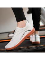 2025 nuevos zapatos cómodos y transpirables flyknit hombres y mujeres modelos casuales cabeza zapatos pareja interior fitness zapatos - details 4
