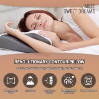 Almohada de Cuello Cervical para Dormir, Almohada Ortopédica Ergonómica de Soporte para el Cuello para Personas que Duermen de Lado, Espalda y Estómago con Funda Transpirable - 1 pieza - details 5