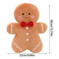 Juguetes de decoración navideña, lindo hombre de jengibre, muñeco de peluche, muñeca cómoda, almohada, decoración del hogar, regalo - details 5