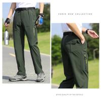 Pantalones de Senderismo Tácticos Ligeros para el Verano Pantalones Casuales de Moda para Hombres con Múltiples Bolsillos y Rápido Secado - details 15