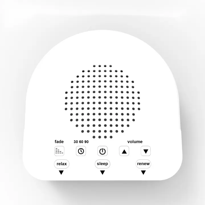 Máquina de sonido blanco, portátil para dormir device with Baby, Sonido de Volumen ajustable, Batería recargable integrada, USB - 1