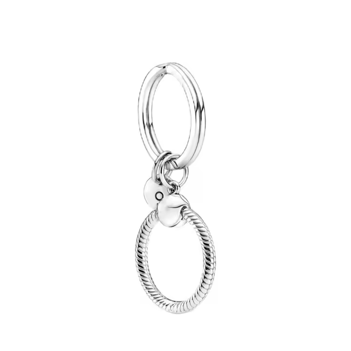 Elegante Colgante de Pulsera de Plata Esterlina 925 Doble Anillo Joyería de Piedras Preciosas para Mujeres Accesorios DIY 2024 - 1