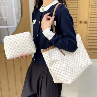 2025 nueva bolsa de madre e hijo a cuadros impresos para mujer, bolso de hombro premium, bolso de mano para viajeros, bolso de gran capacidad - details 14