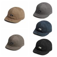 Gorra de béisbol de ala corta japonesa Retro, gorra informal de algodón de secado rápido con visera, gorra de béisbol suave de estilo hip hop para hombre, ropa de calle - details 1
