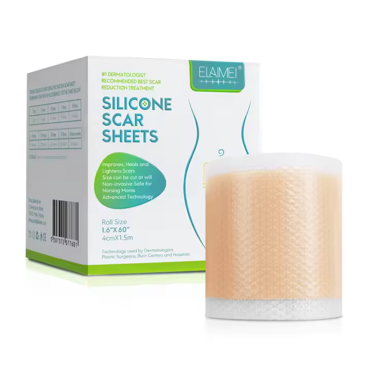 Rollo de silicona autoadhesiva, pegatinas invisibles, sección c, estrías, 1,5 M - 1