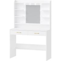 Tocador de Maquillaje con Espejo y Luz LED Estilo Morno para Dormitorio Salón 40x80x149cm - details 16