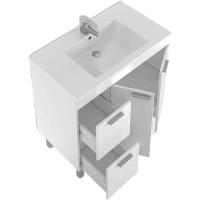 Módulo de Espejo y Cajones Brillo Blanco Tamaño 80x80x45cm Muebles de Baño - details 3