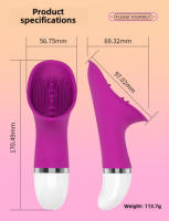 Dispositivo de masturbación femenina, masturbador para lamer la lengua, varita multivibración, Juguetes sexuales estimulantes GS - details 7