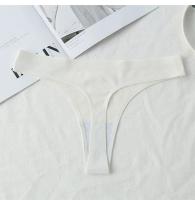 Sujetador Con Parte Trasera En T Para Mujer, Bragas De Seda De Color Sólido, Lencería Sexy, Calzoncillos Elásticos, Tangas - details 12